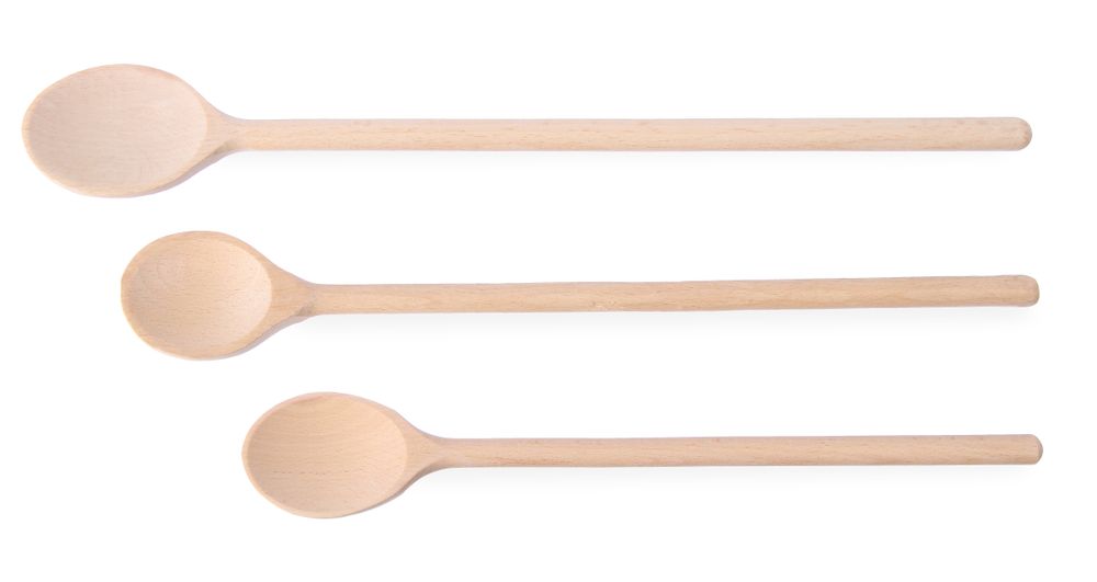Holzlöffel - 3er-Set, verschiedene Größen, HENDI, 3 Stk., (L)475mm