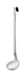 Schöpfkelle, tropfenfrei, HENDI, Profi Line, 0,12L, ⌀80x400mm