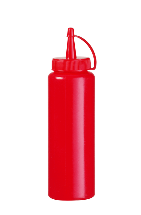 Spenderflaschen, HENDI, 0,35L, Rot, ⌀55x(H)205mm