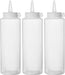 Spenderflaschen, 3er Set, HENDI, 0,7L, Transparent, 3 Stk., ⌀70x(H)240mm