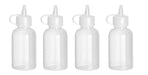 Mini-Spenderflaschen – 4er-Set, HENDI, 0,05L, Transparent, ⌀35x(H)100mm