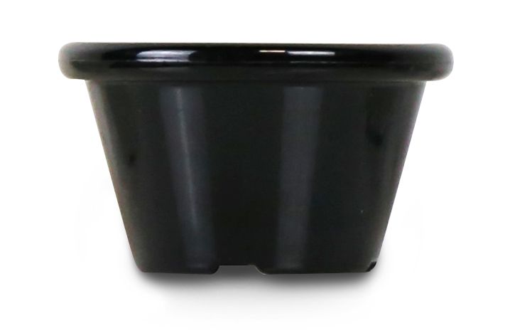 Auflaufförmchen - 12 Stk., HENDI, 0,045L, Schwarz, 12 Stk., ⌀60x(H)35mm