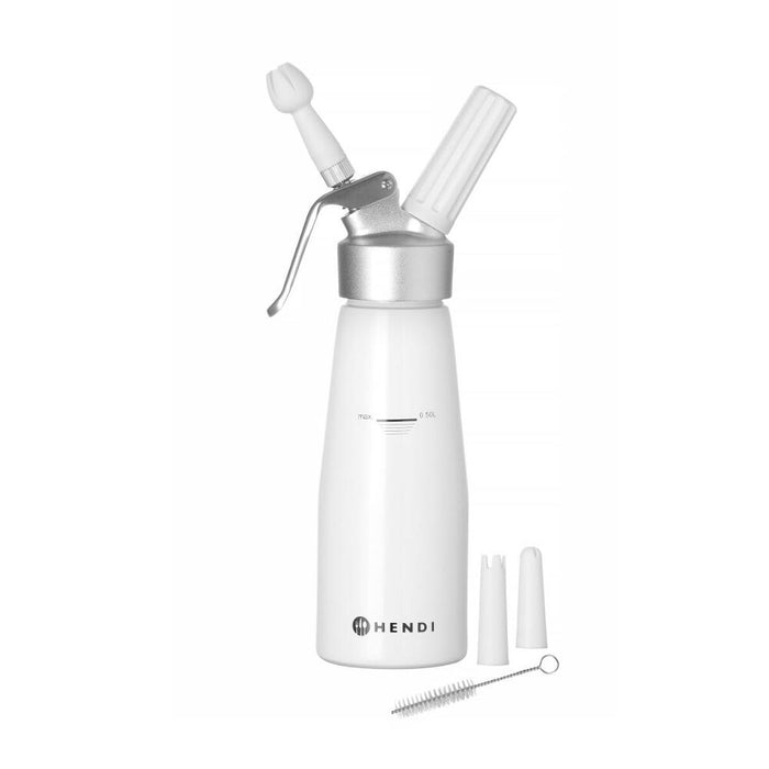 HENDI Sahnespender Kitchen Line 0,5 L – White Edition