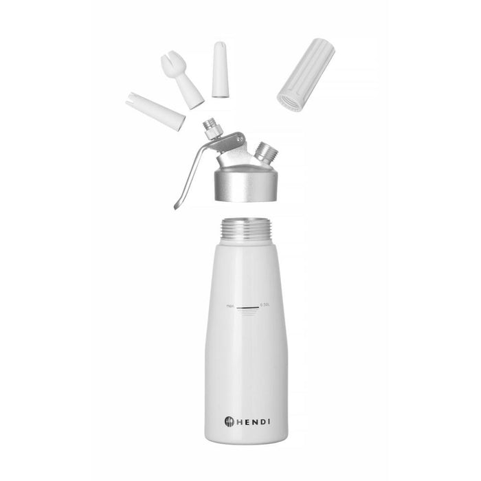 HENDI Sahnespender Kitchen Line 0,5 L – White Edition