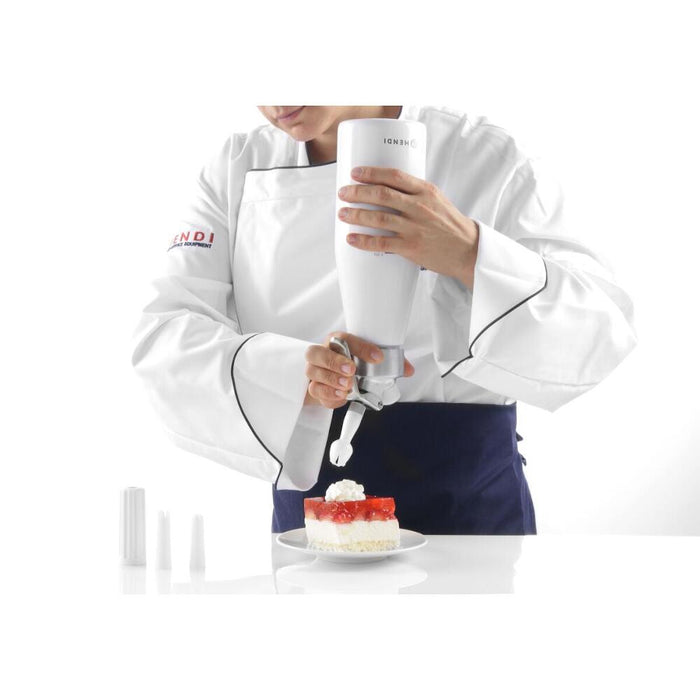HENDI Sahnespender Kitchen Line 0,5 L – White Edition
