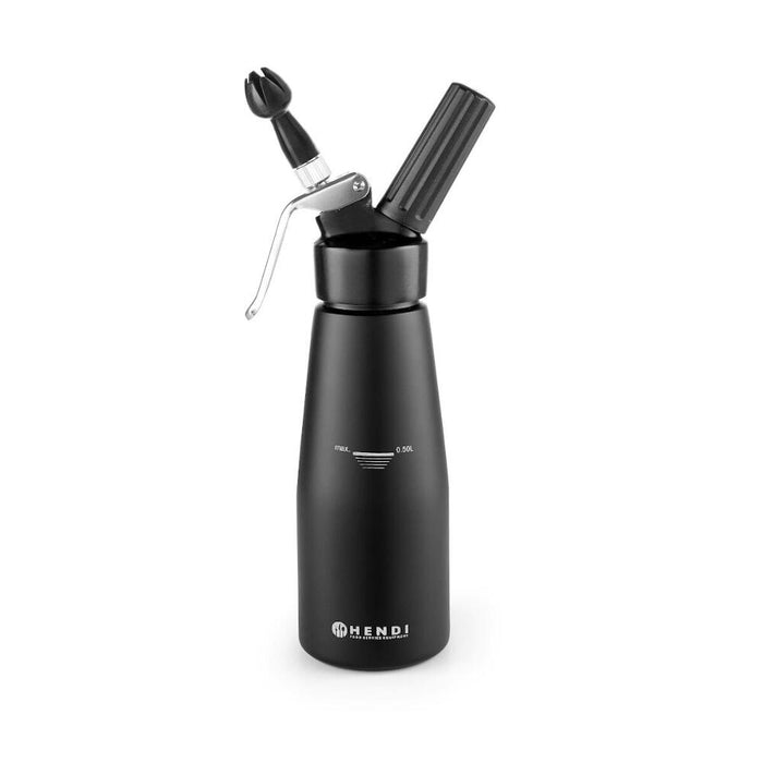 HENDI Sahnespender Kitchen Line 0,5 L – Black Edition