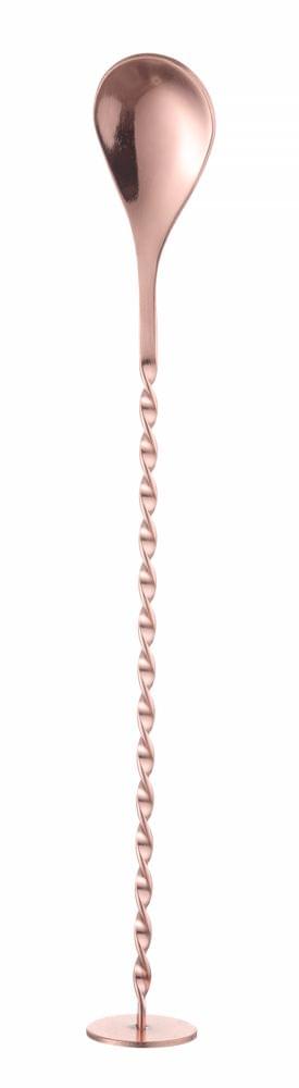 Barlöffel mit Stößel, BarUp, Kupfer, 280x35mm