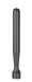 Cocktail-Stößel, BarUp, sternförmig gezahnt, Schwarz, ⌀34x207mm