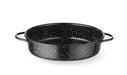 Auflaufform, emailliert, HENDI, Schwarz, ⌀200x(H)45mm, Rund