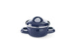 Suppen-/Saucentöpfchen - mit Deckel, HENDI, 0,3L, Blau, ⌀115x(H)90mm
