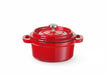 Emaillierter Gusseisentopf, HENDI, 0,27L, Rot, 130x100x(H)48mm