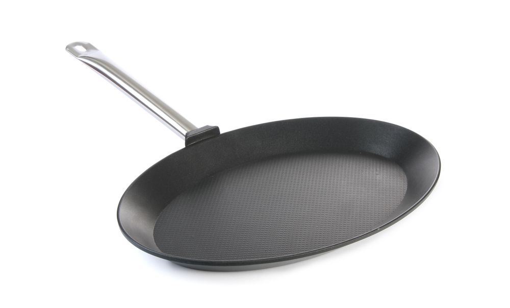 Fischpfanne - oval Titanium Professional, HENDI, 400x275x(H)35mm