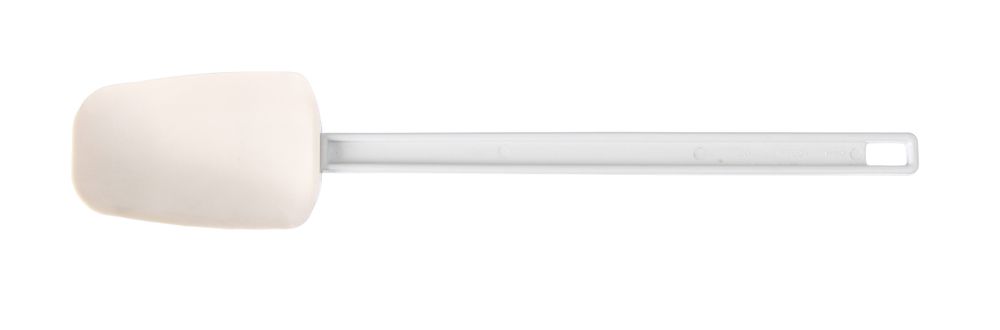 Schaberlöffel geformt, HENDI, Kitchen Line, Weiß, 408x75mm