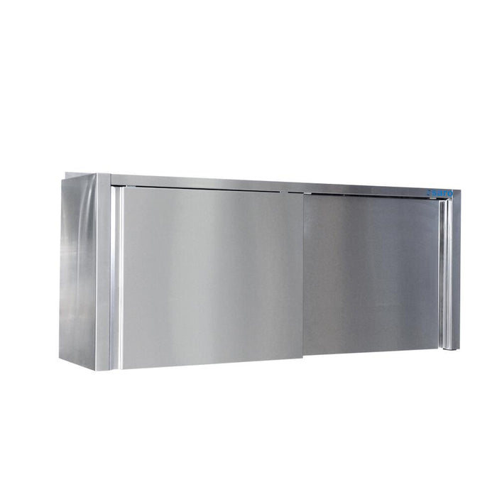 SARO Edelstahlhängeschrank - 400 mm Tiefe, Breite 1400mm