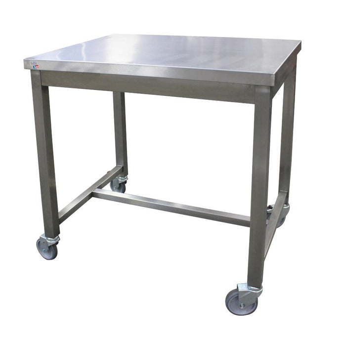 SARO Mobiler Arbeitstisch 1000x600x850mm AISI304