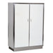 CombiSteel Edelstahl Porzellanschrank 2 Türen 5 Level 1280