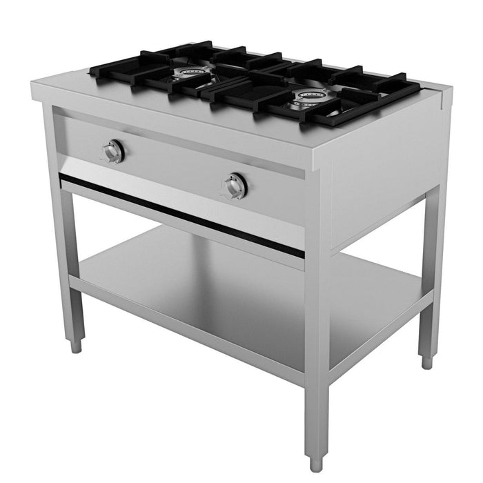 CombiSteel Tisch Für Pfannenkuchen 2 Brenner