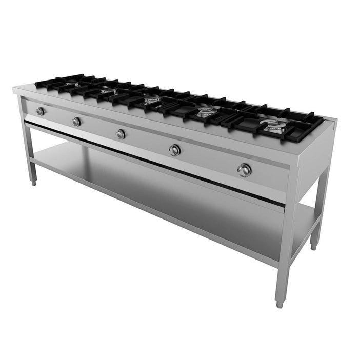 CombiSteel Tisch Für Pfannenkuchen 5 Brenner