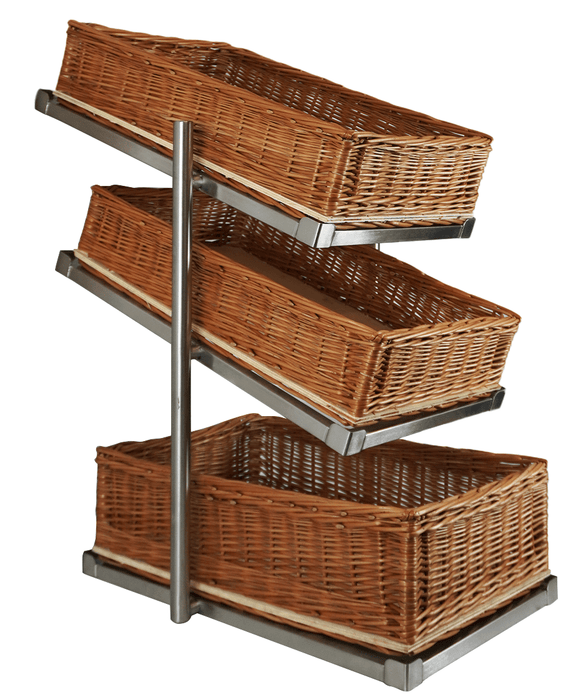 CombiSteel Brotkorb Etagere 3 Hoch Schmale Modell Inkl. Körbe