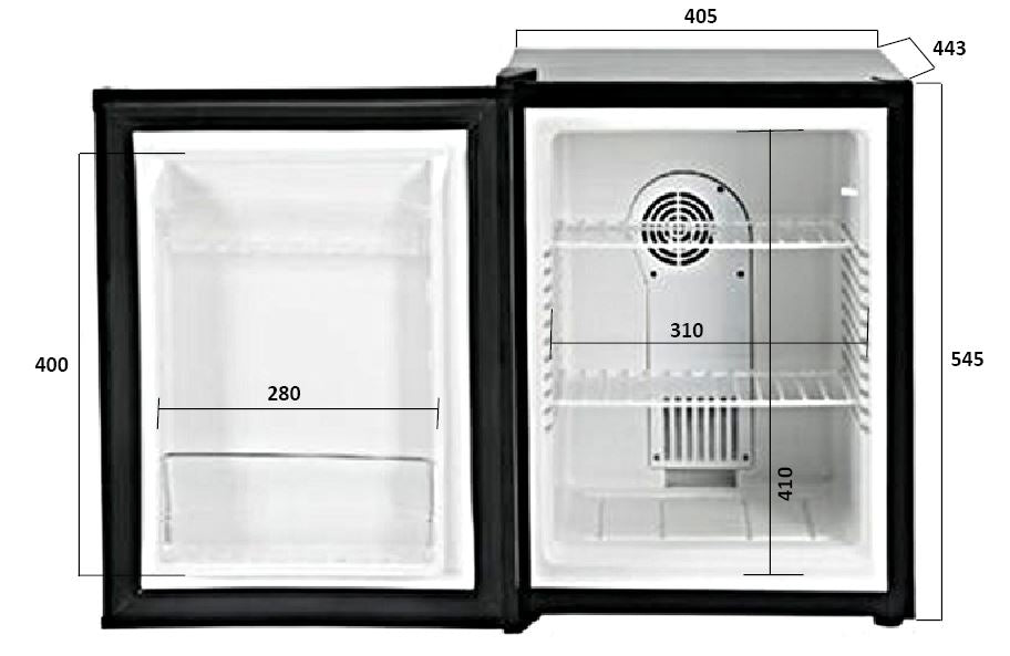 CombiSteel Minibar 40L Peltier System
