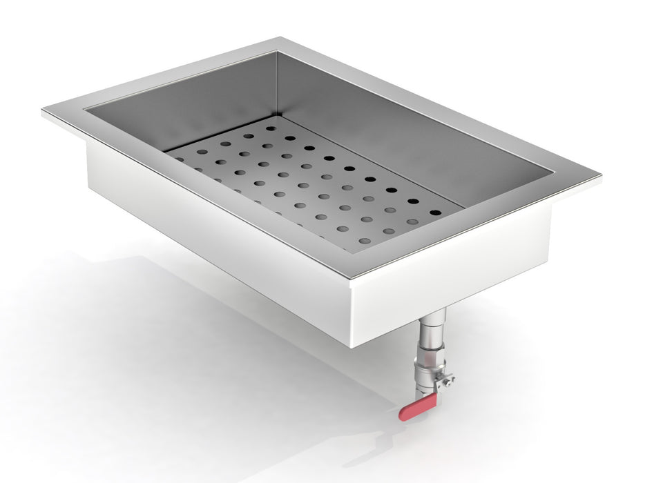 CombiSteel Gemahlenes Eis Behälter Einbau 1/1 GN