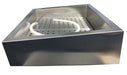 CombiSteel Gemahlenes Eis Behälter Schief 2/1 GN AISI 304 Wasserhahn An Der Bedienung Seite
