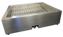 CombiSteel Gemahlenes Eis Behälter Schief 2/1 GN AISI 304 Wasserhahn An Der Bedienung Seite
