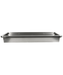 CombiSteel Edelstahl Waschbecken 2 Ablasshahne 1200Mm Ablaufstopfen Und Schutzwand Inklusive, Exklusiv Hahne