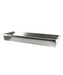 CombiSteel Edelstahl Waschbecken 2 Ablasshahne 1200Mm Ablaufstopfen Und Schutzwand Inklusive, Exklusiv Hahne