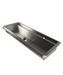 CombiSteel Edelstahl Waschbecken 2 Ablasshahne 1200Mm Ablaufstopfen Und Schutzwand Inklusive, Exklusiv Hahne