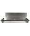 CombiSteel Edelstahl Waschbecken 2 Ablasshahne 1200Mm Ablaufstopfen Und Schutzwand Inklusive, Exklusiv Hahne