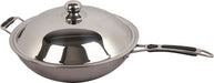 CombiSteel Edelstahl Induktion Pfanne Ø36 Für Wok