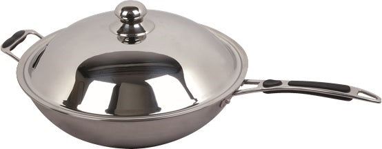 CombiSteel Edelstahl Induktion Pfanne Ø36 Für Wok