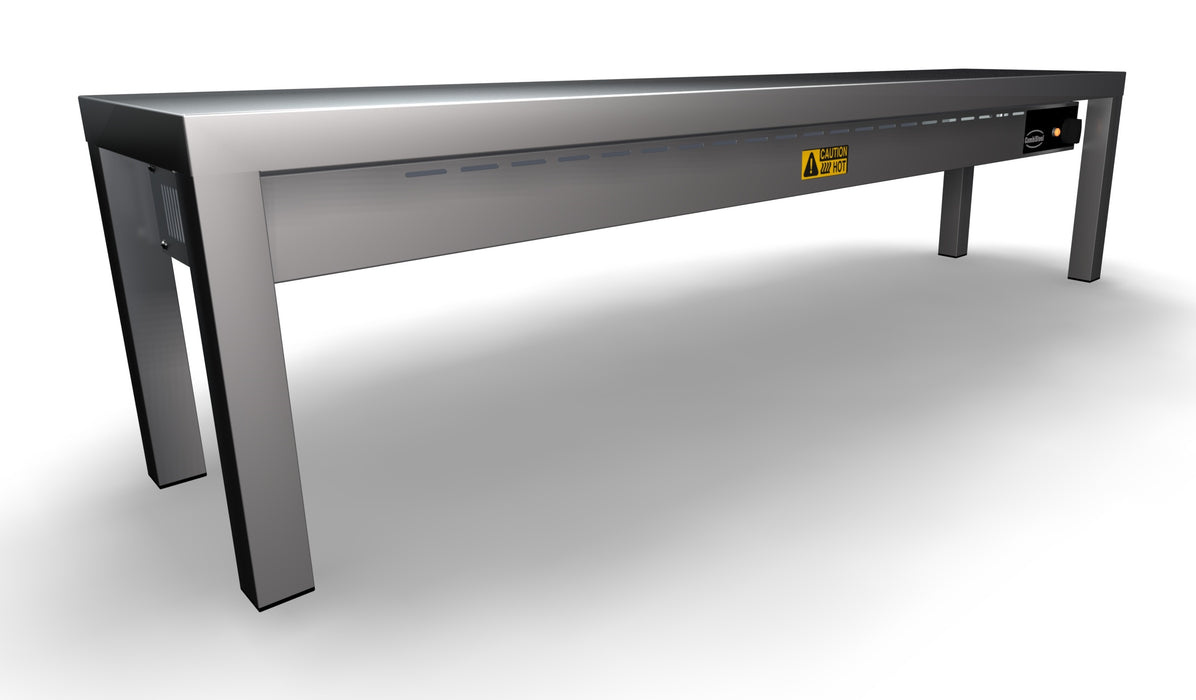 CombiSteel Aufsatzbord Keramisch Beheizt 1 Stufig 1400 4 Heaters Of 250W | 7020.0710