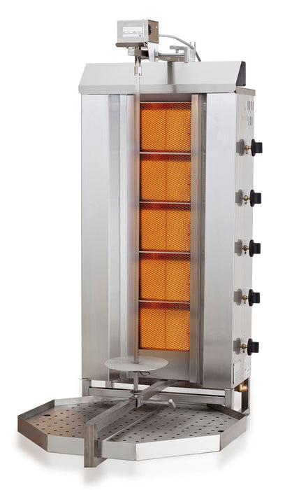 CombiSteel Gyros Gasgrill Motor Position Oben 5 Heizzonen