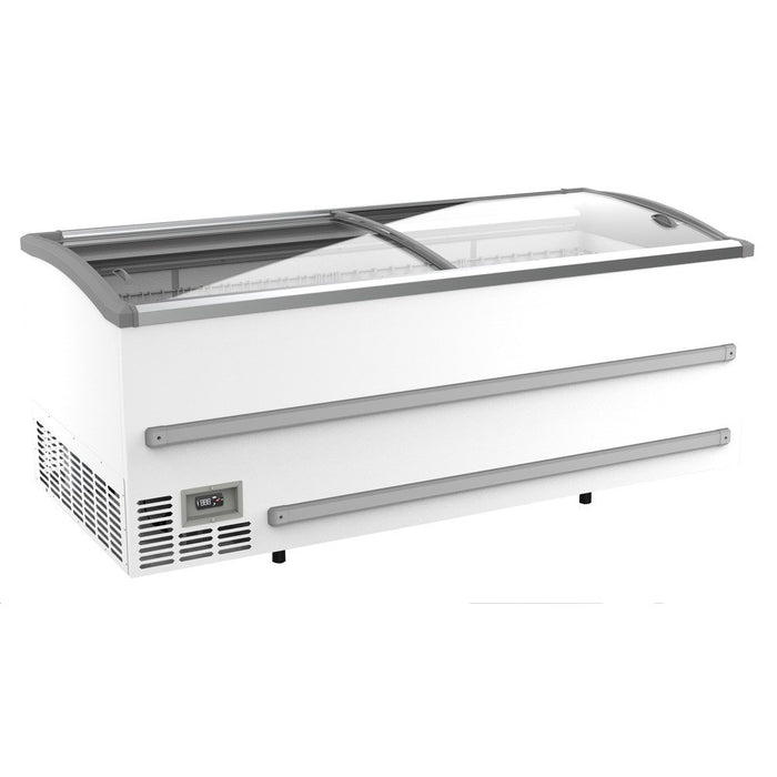 CombiSteel Supermarkt Tiefkühltruhe Weiß 2125 Manuelles Auftauen | 7072.0055