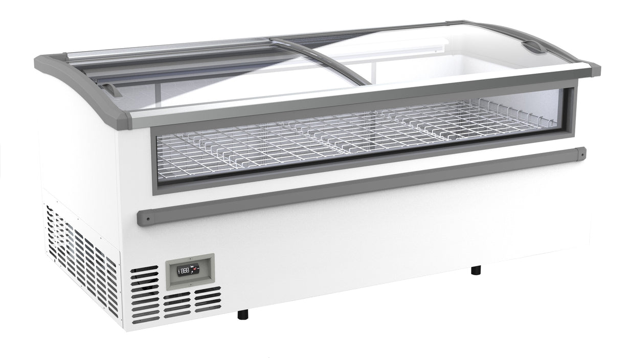 CombiSteel Supermarkt Tiefkühltruhe Weiß 2125 Manuelles Auftauen | 7072.0065