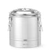 Isolierter tragbarer Behälter, HENDI, Kitchen Line, 11L, Silber, ⌀300x(H)345mm