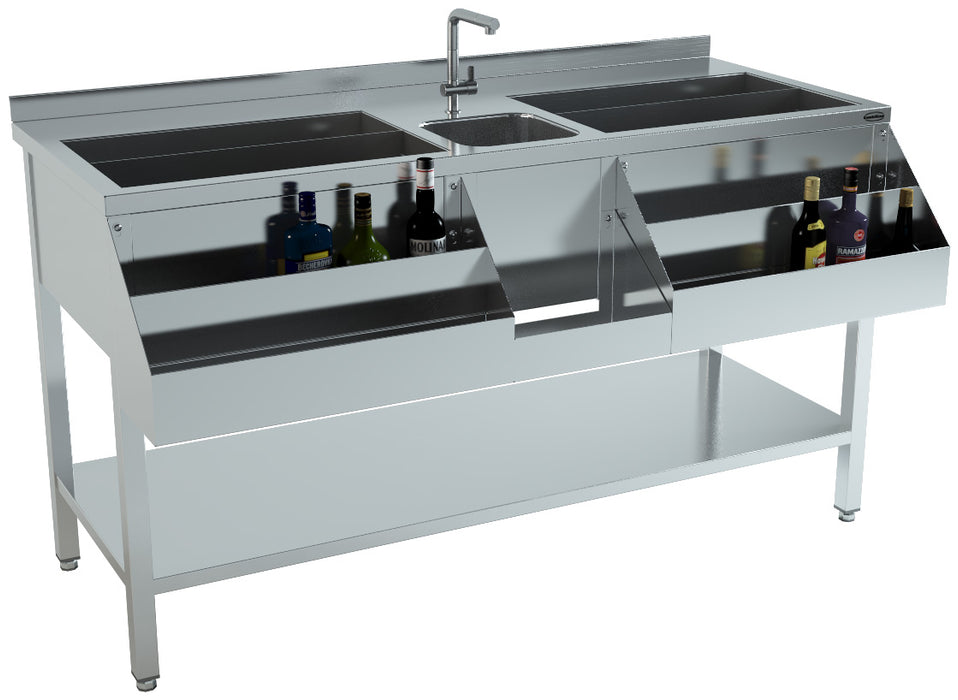 CombiSteel Cocktail-Bar-Station 1600 | 7084.0015