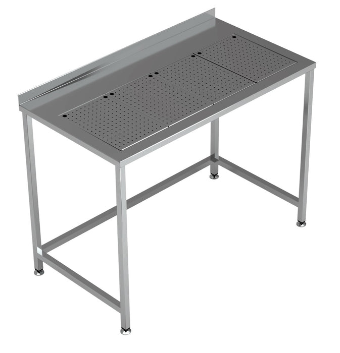 CombiSteel Arbeitstisch Mit Integrierter Tropfschale 1200 × 650