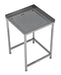 CombiSteel Arbeitstisch Ecke Mit Integrierter Abtropfschale 650 × 650