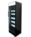 CombiSteel Kühlschrank 1 Glastür Schwarz Mit Canopy Sve-450 Blc