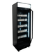 CombiSteel Kühlschrank 1 Glastür Schwarz Mit Canopy Sve-450 Blc