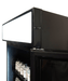 CombiSteel Kühlschrank 1 Glastür Schwarz Mit Canopy Sve-450 Blc