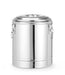 Isolierter tragbarer Behälter, HENDI, Kitchen Line, 23L, Silber, ⌀350x(H)440mm