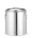Isolierter tragbarer Behälter, HENDI, Kitchen Line, 36L, Silber, ⌀400x(H)500mm