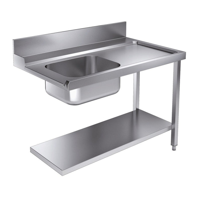 CombiSteel Zulauftisch Grundboden 1200 Rechts Für 7280.0045-0046