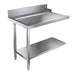 CombiSteel Ablauftisch Grundboden 1100 Links Für 7280.0045-0046