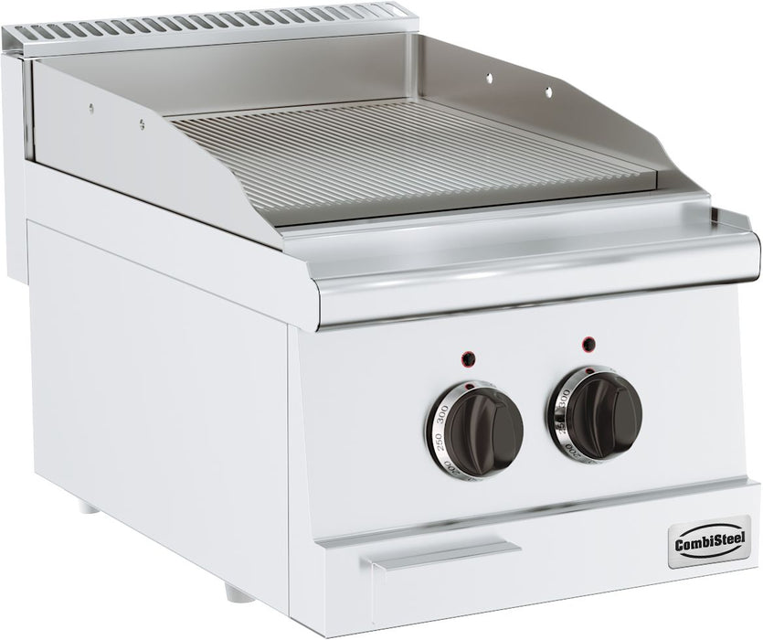 CombiSteel BASE 600 El. Grillplatte Gerillt