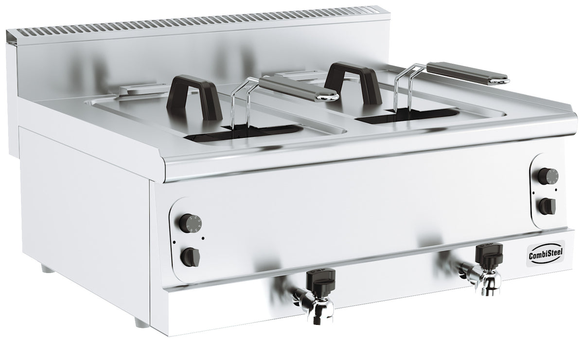 CombiSteel BASE 600 Friteuse Gas 2 × 8L **Achtung, 800Mm Breite**